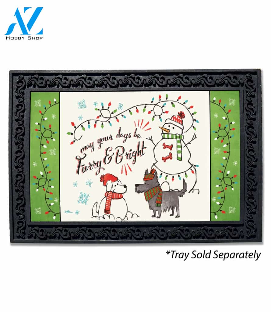 Furry & Bright Scottie Doormat - 18" x 30"