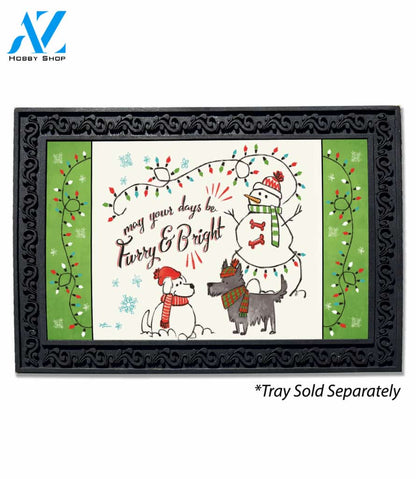 Furry & Bright Scottie Doormat - 18" x 30"