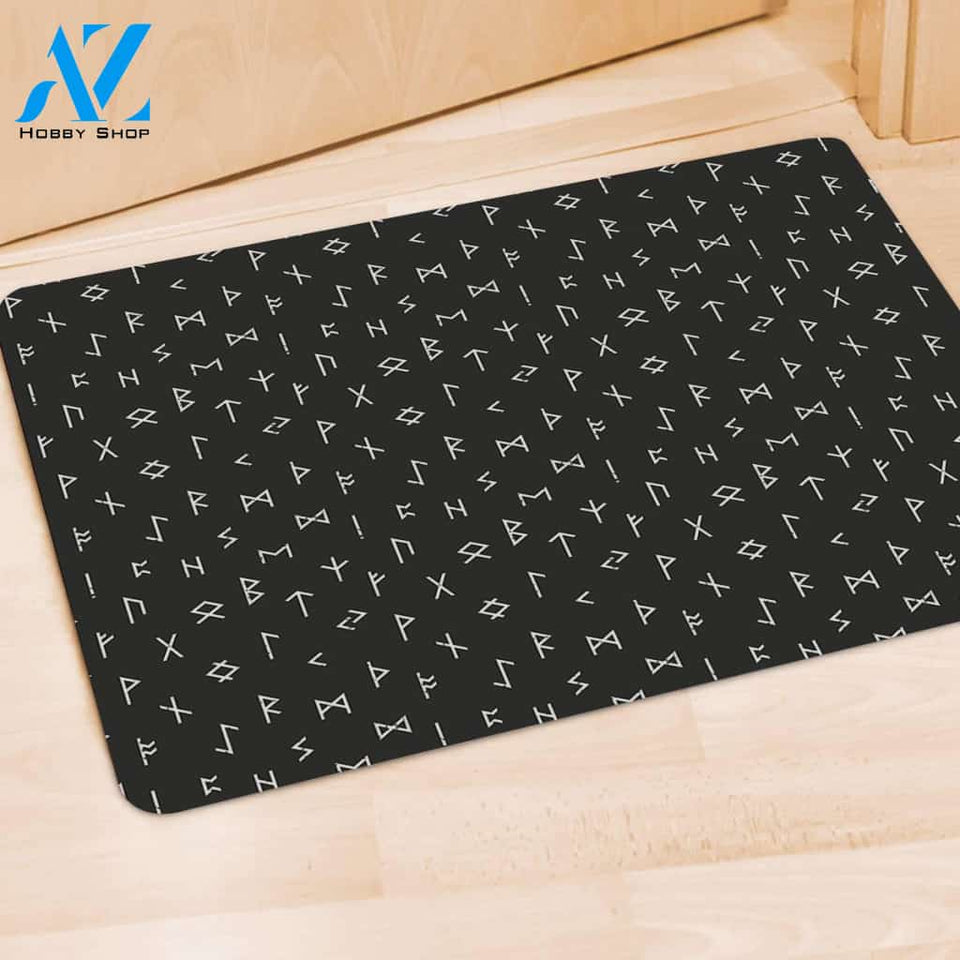 Futhark Viking Door Mat