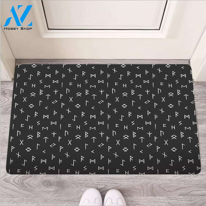 Futhark Viking Door Mat
