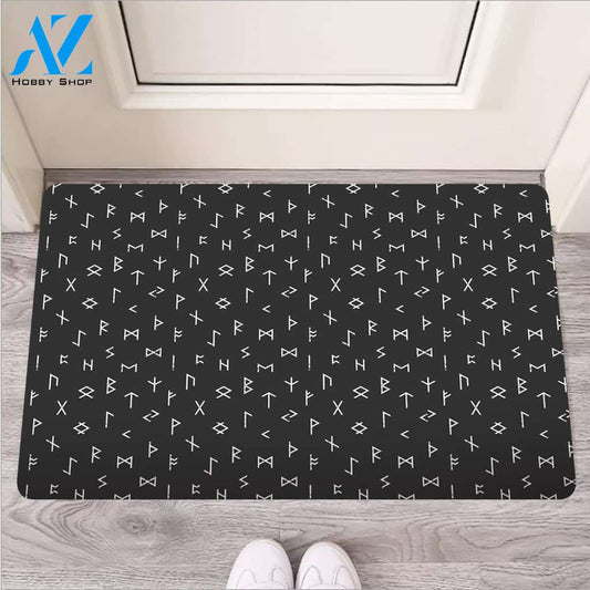 Futhark Viking Door Mat