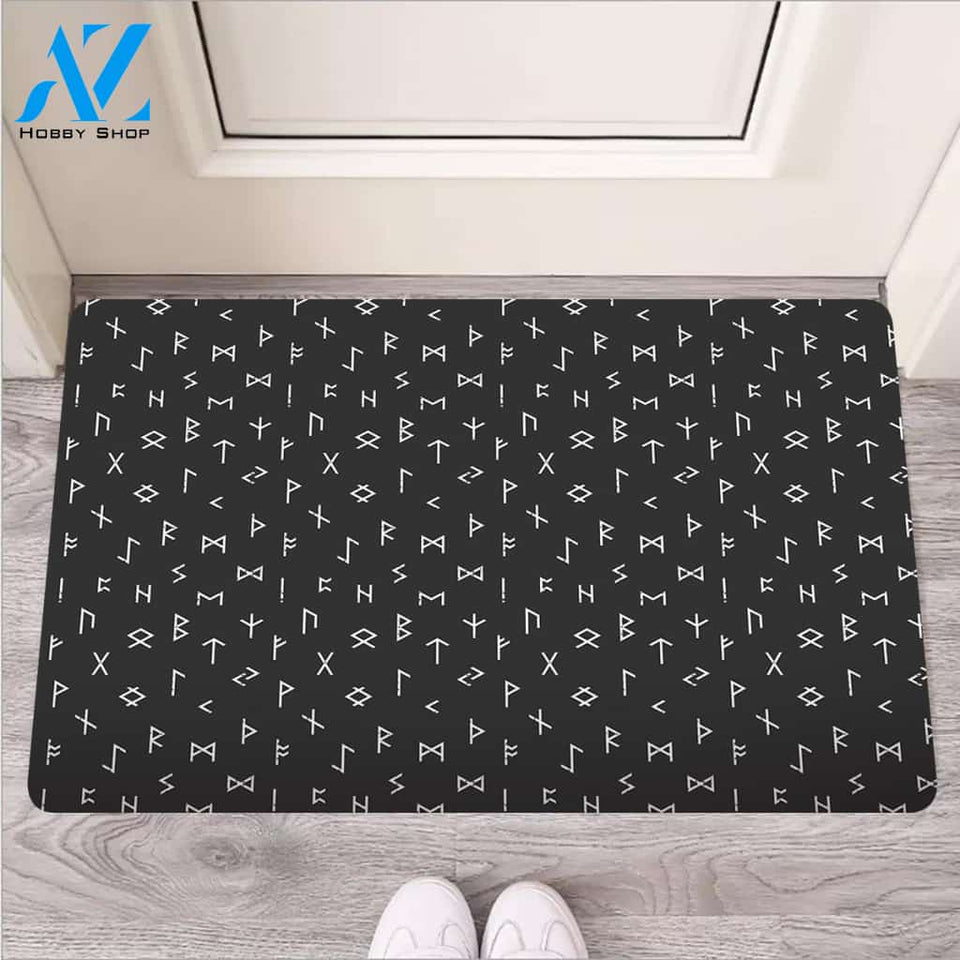 Futhark Viking Door Mat