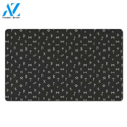 Futhark Viking Door Mat