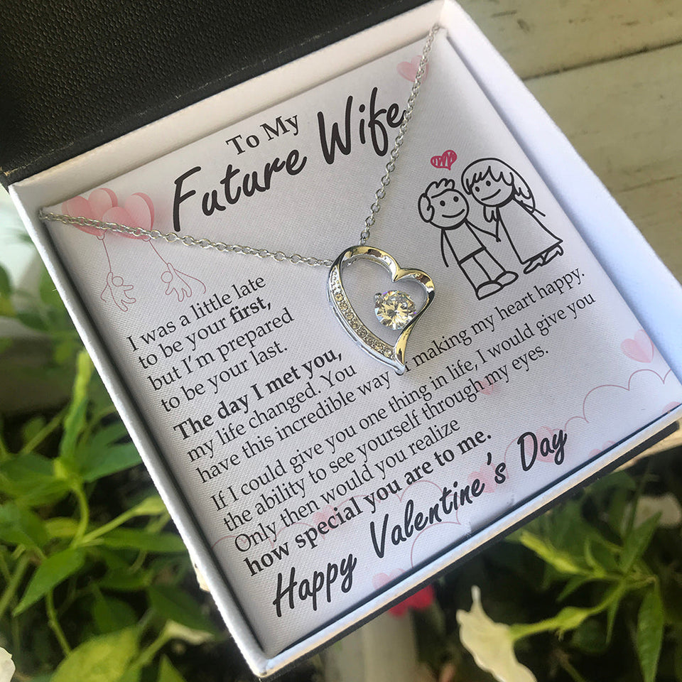To My Future Wife | The Day I Met You | Forever Love Necklace