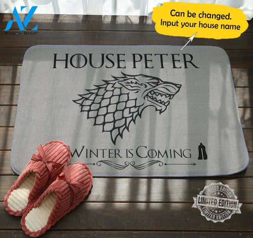 G.O.T Personalized House Name Door Mat