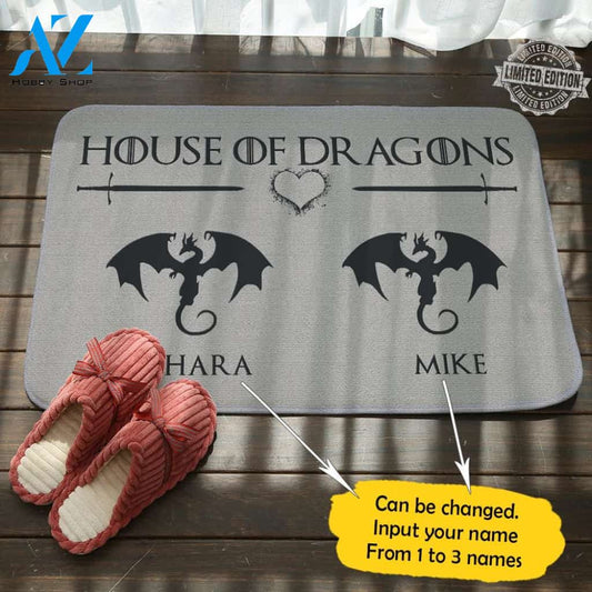 G.O.T Personalized Name Door mat