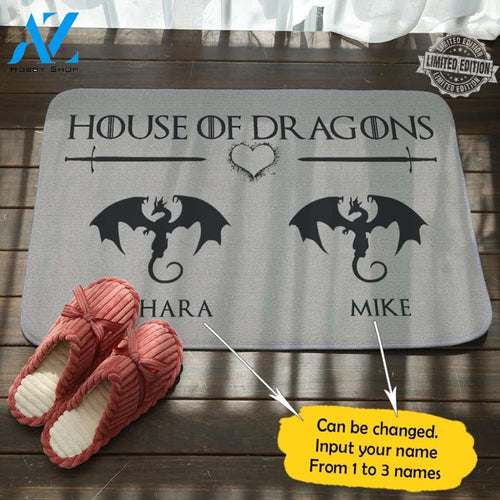 G.O.T Personalized Name Door mat
