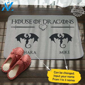 G.O.T Personalized Name Door mat