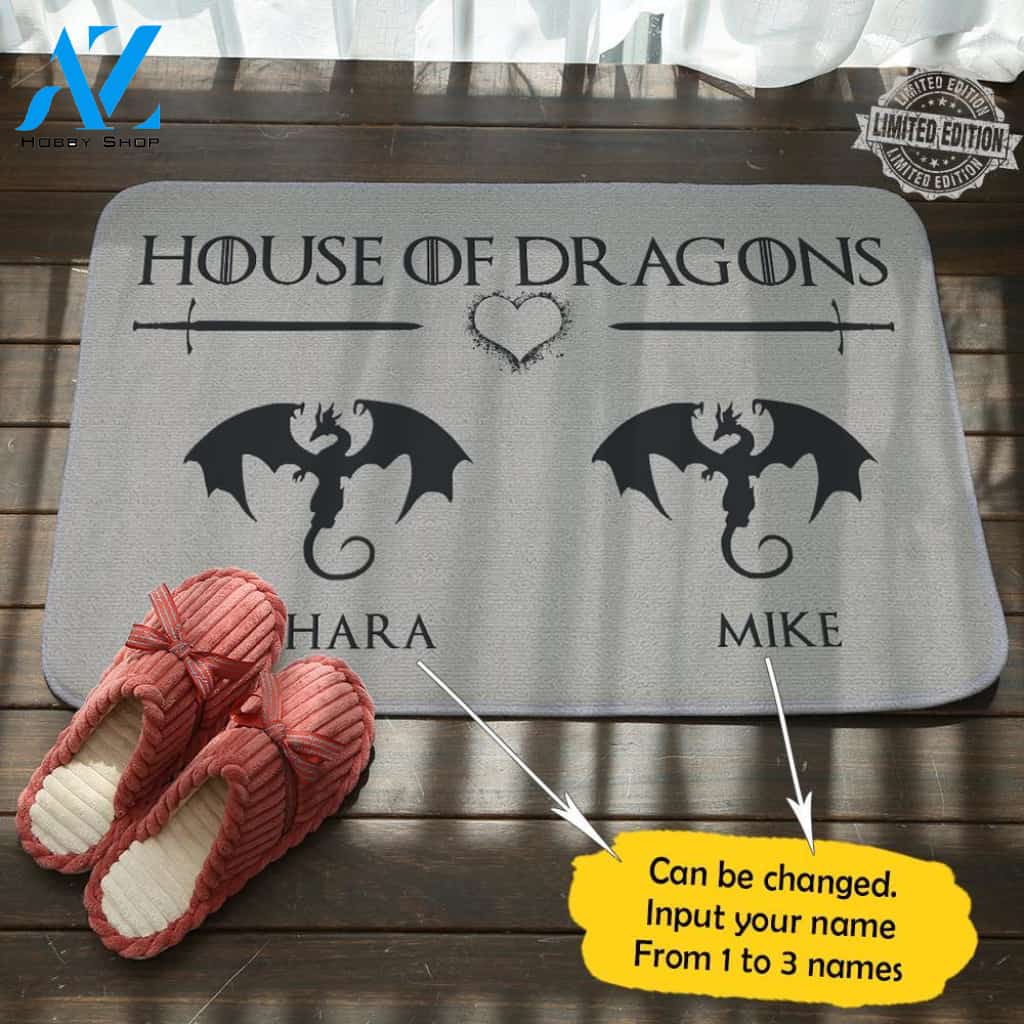 G.O.T Personalized Name Door mat