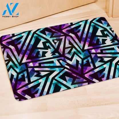 Galaxy Geometric Door Mat