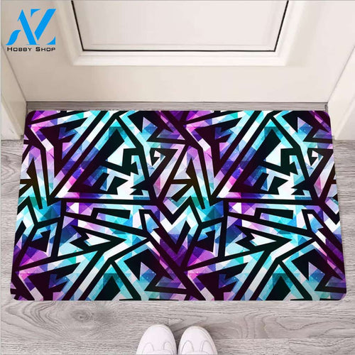 Galaxy Geometric Door Mat