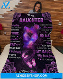 Galaxy I Pray U That U Are Safe - Mom To Daughter Fleece Blanket