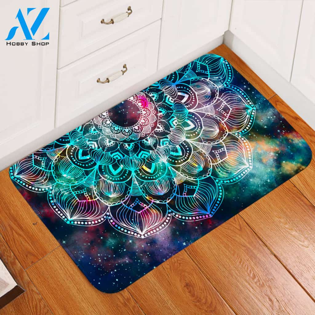 Galaxy Mandala Door Mat
