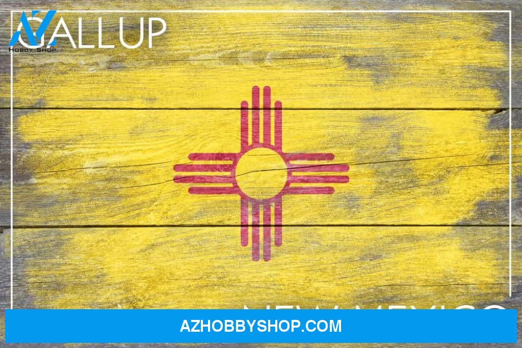 Gallup New Mexico Rustic New Mexico State Flag