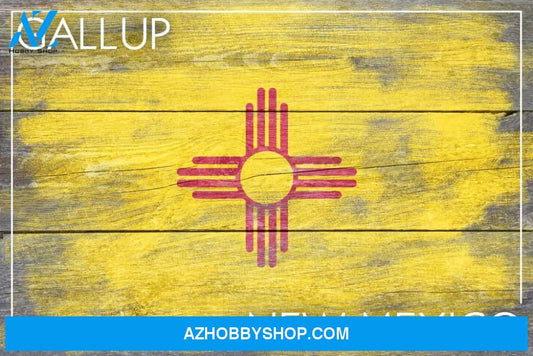 Gallup New Mexico Rustic New Mexico State Flag