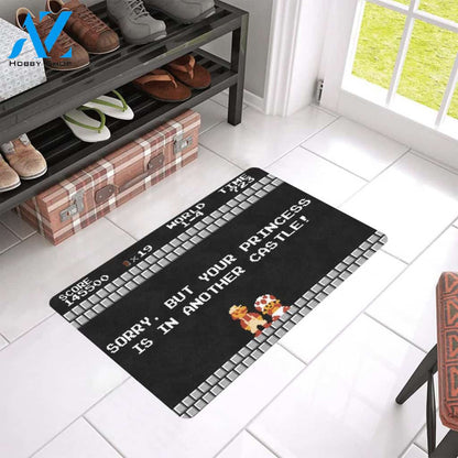 Game Mario All Over Printing Doormat PRE1998 | Gaming Welcome Mats | Housewarming Doormat
