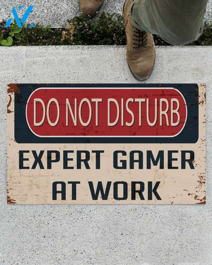 Gamer - Do Not Disturb Funny Indoor And Outdoor Doormat Gift For Game Lovers Birthday Gift Decor Warm House Gift Welcome Mat