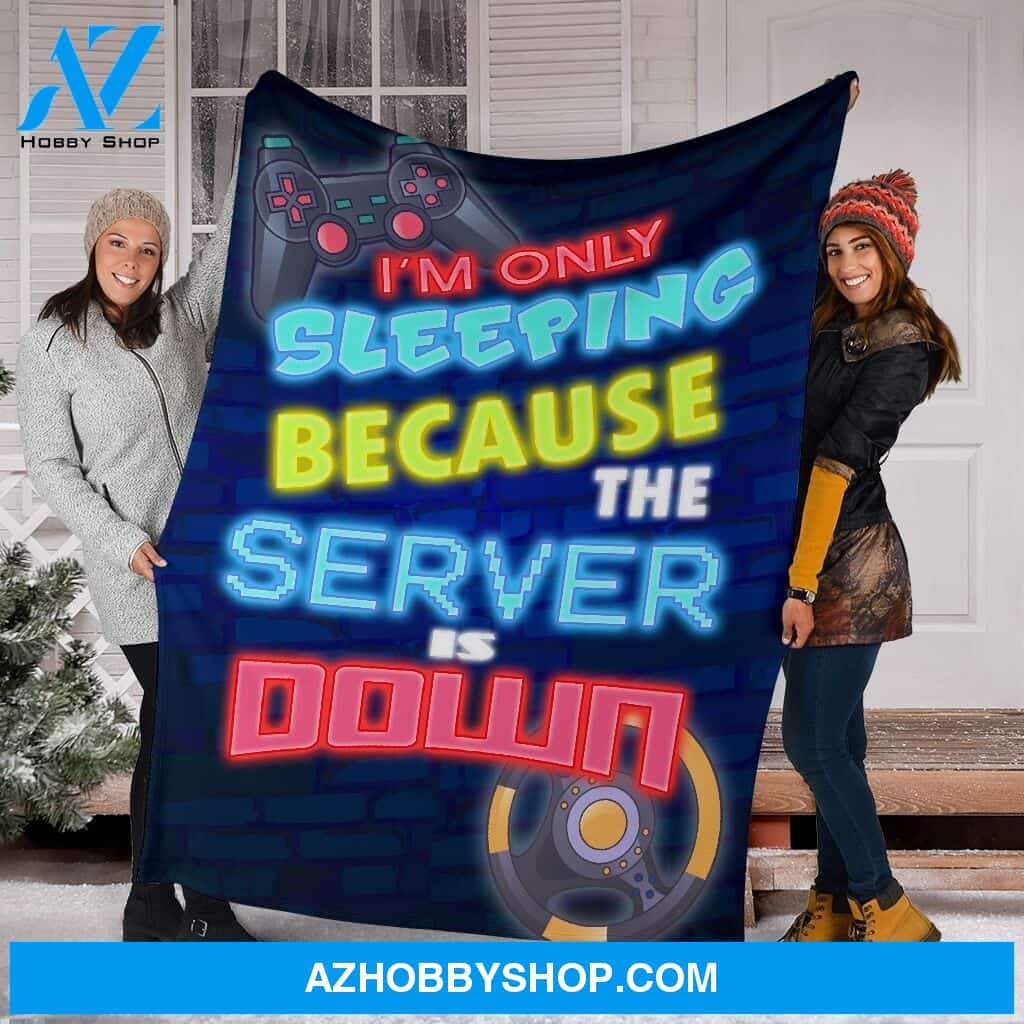 Gamer'S We Dont Sleep Fleece Blanket