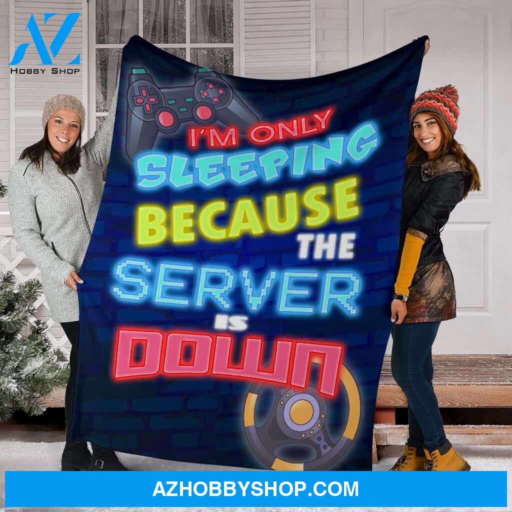 Gamer'S We Dont Sleep Fleece Blanket