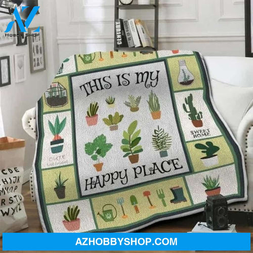 Garden Fleece Blanket