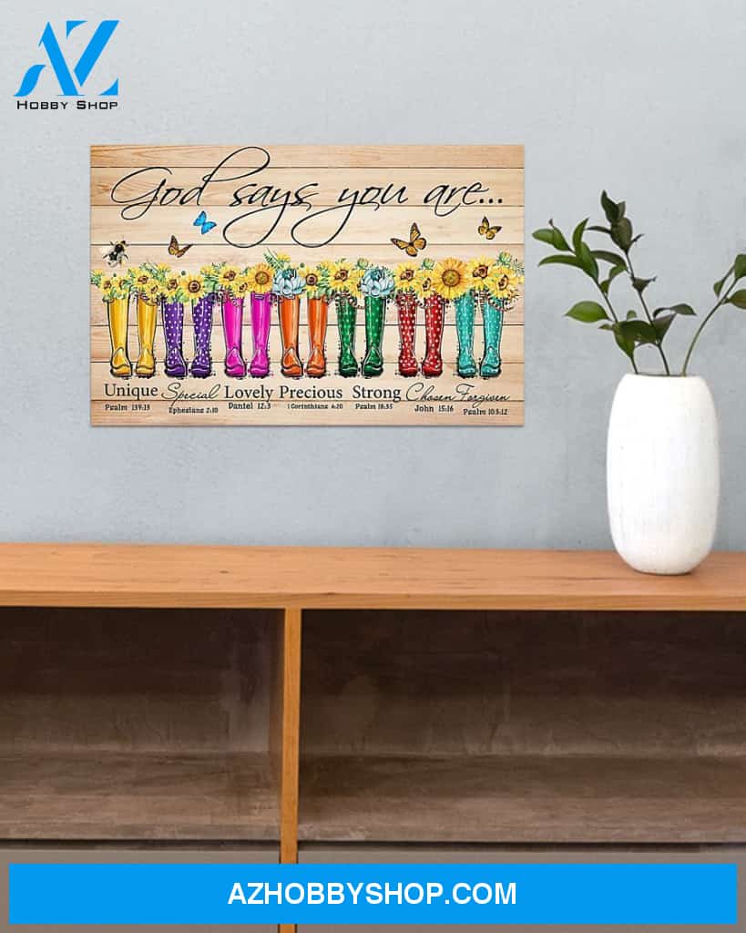 Garden God Says You Are Canvas Prints, Wall Decor Visual Art