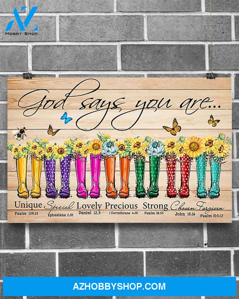 Garden God Says You Are Canvas Prints, Wall Decor Visual Art