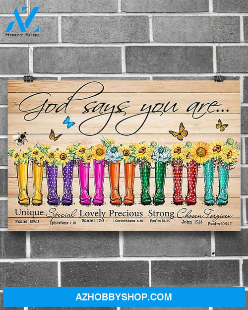 Garden God Says You Are Canvas Prints, Wall Decor Visual Art