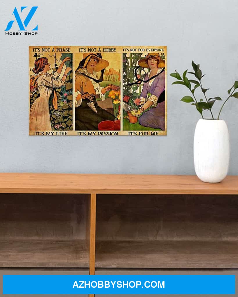 Garden It's For Me Wall Hanging, Wall Decor Visual Art