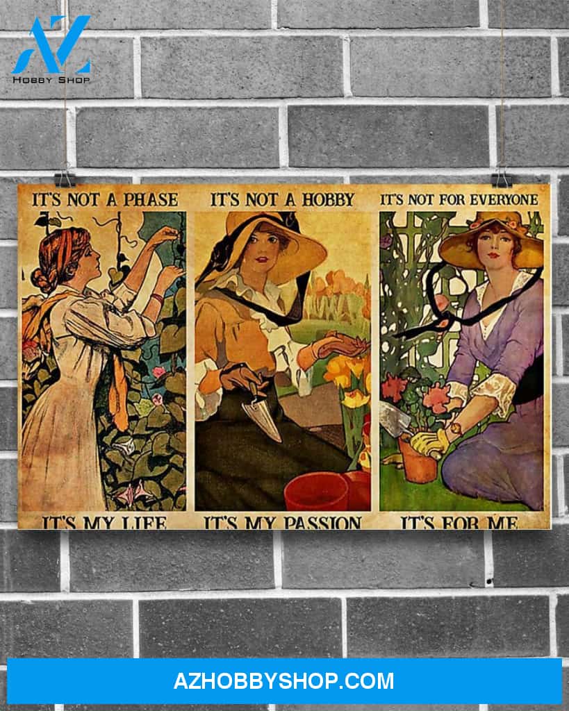 Garden It's For Me Wall Hanging, Wall Decor Visual Art