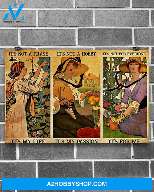 Garden It's For Me Wall Hanging, Wall Decor Visual Art