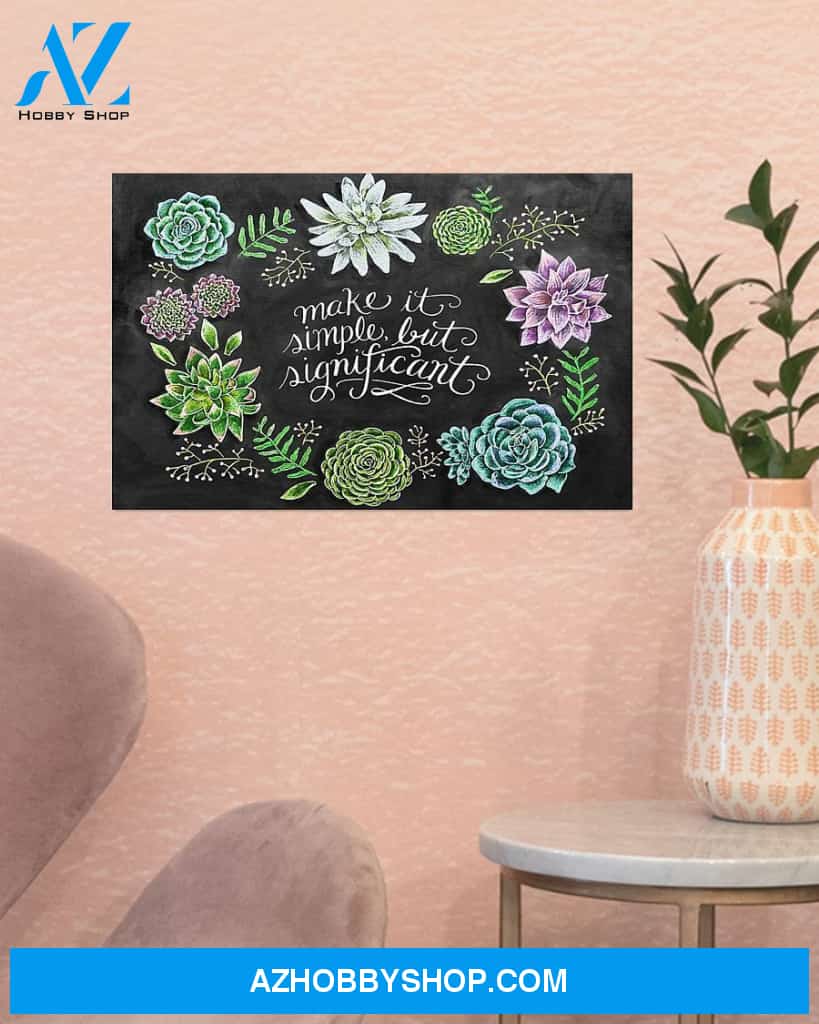 Garden Simple But Significant Canvas Wall Art, Wall Decor Visual Art