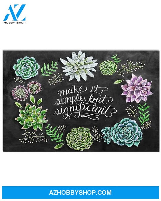 Garden Simple But Significant Canvas Wall Art, Wall Decor Visual Art