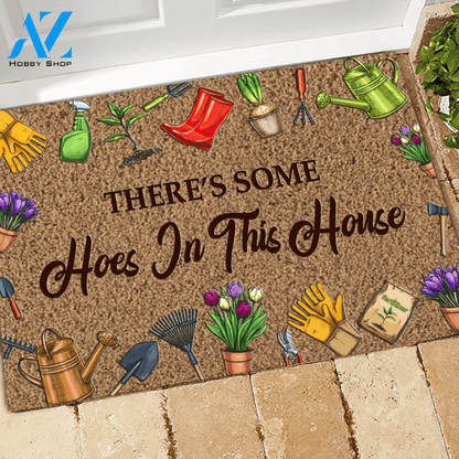 Gardening Doormat Some Hoes In This House | Welcome Mat | House Warming Gift