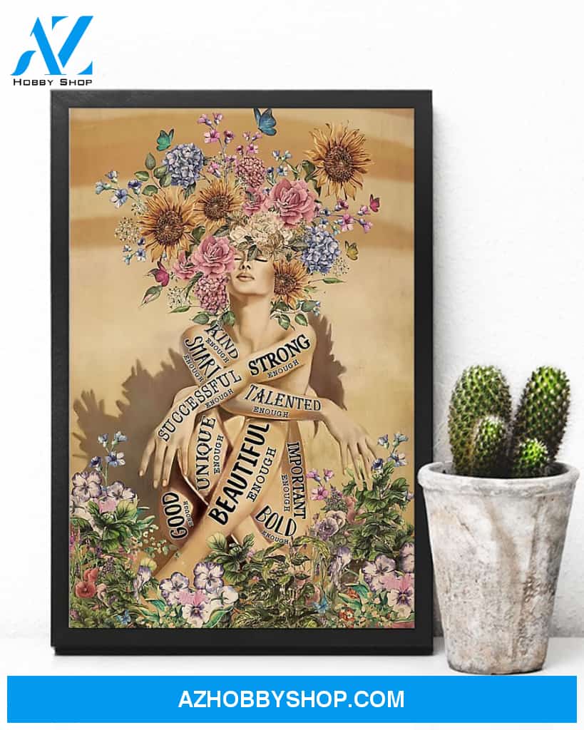 Gardening Girl Vertical Canvas Wall Art, Wall Decor Visual Art