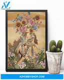 Gardening Girl Vertical Canvas Wall Art, Wall Decor Visual Art