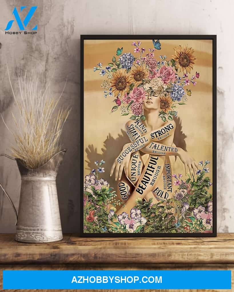 Gardening Girl Vertical Canvas Wall Art, Wall Decor Visual Art