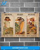 Gardening Heart With Nature Canvas Wall Art, Wall Decor Visual Art