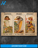 Gardening Heart With Nature Canvas Wall Art, Wall Decor Visual Art