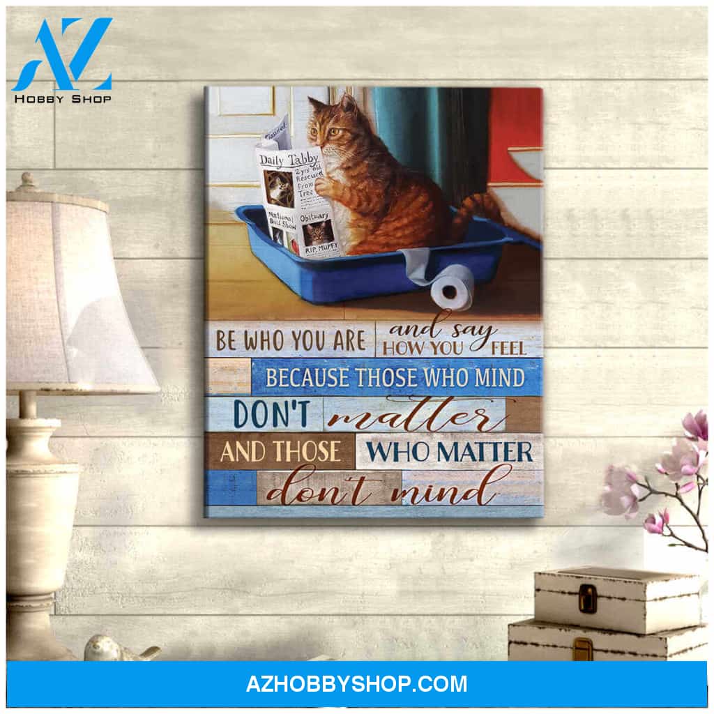 Garfield Canvas Be who you are Wall Art Decor