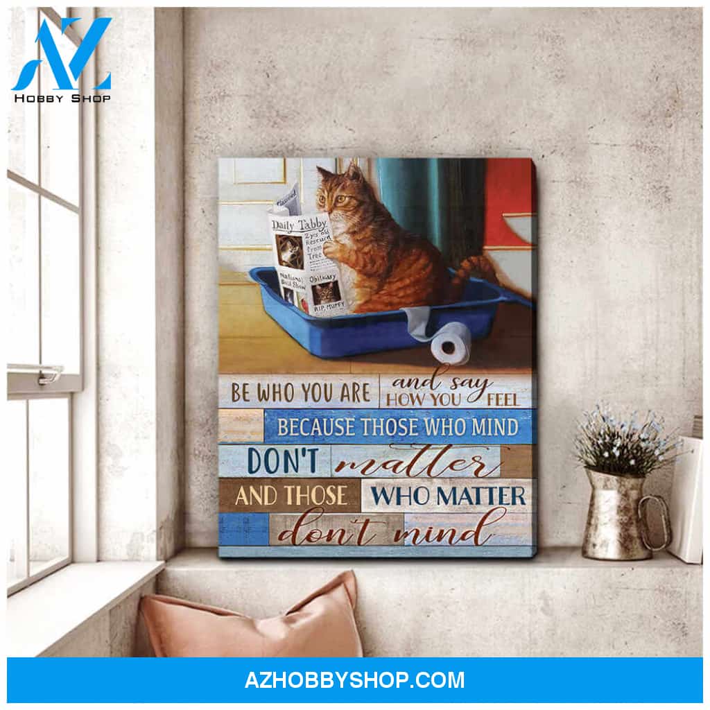 Garfield Canvas Be who you are Wall Art Decor
