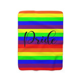Gay Pride, Bi Bride, Gay, Bi, Lesbian, Pansexual, Trans, LGBT, Sherpa Blanket, Pride Decor, Pride, Rainbow