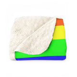 Gay Pride, Bi Bride, Gay, Bi, Lesbian, Pansexual, Trans, LGBT, Sherpa Blanket, Pride Decor, Pride, Rainbow