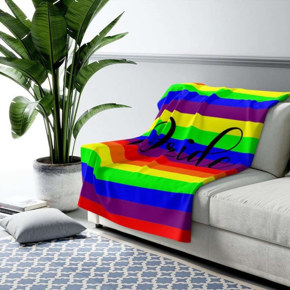 Gay Pride, Bi Bride, Gay, Bi, Lesbian, Pansexual, Trans, LGBT, Sherpa Blanket, Pride Decor, Pride, Rainbow