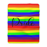 Gay Pride, Bi Bride, Gay, Bi, Lesbian, Pansexual, Trans, LGBT, Sherpa Blanket, Pride Decor, Pride, Rainbow