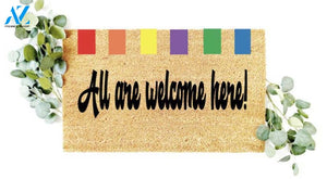 Gay Pride Doormat - LGBTQ Doormat - Custom Doormat - Welcome Mat - Mothers Day Gift - BLM - Fathers Day Gift