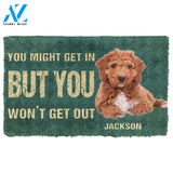 Gearhuman 3D Keep Door Closed Poodles Dog Custom Gender Doormat