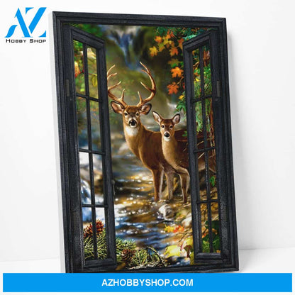 Gearhumans Gearhuman 3D Deer Hunting Window Canvas