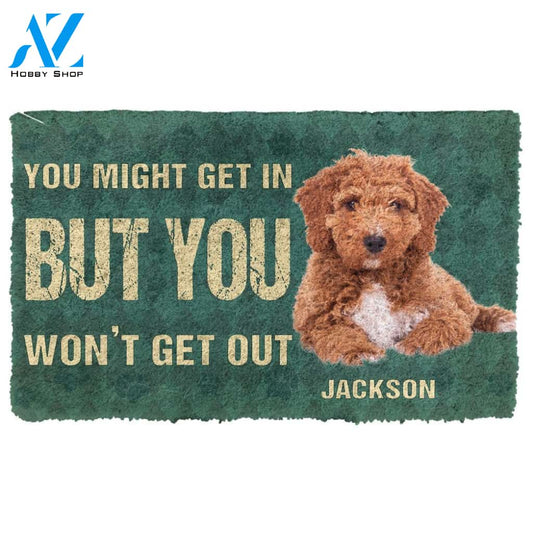 Gearhumans  Gearhuman 3D Keep Door Closed Poodles Dog Custom Gender Doormat