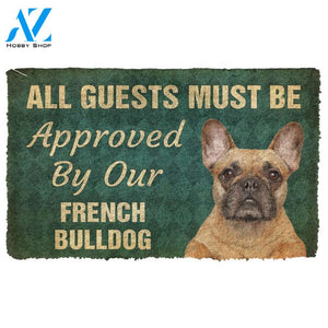 Gearhumans  Gearhuman 3D Must Be Approved By Our French Bulldog Custom Doormat