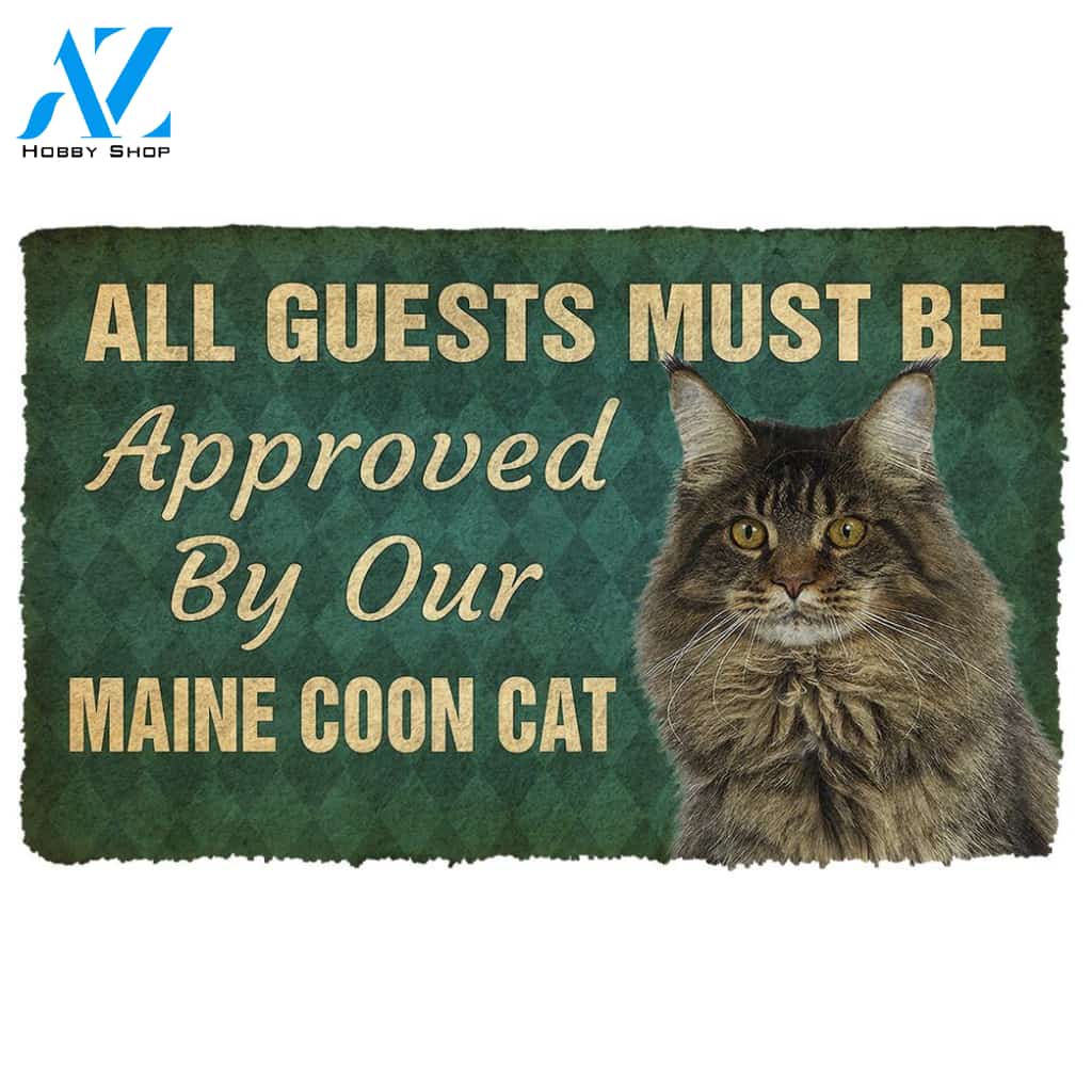 Gearhumans  Gearhuman 3D Must Be Approved By Our Maine Coon Cat Custom Doormat